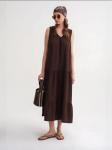 MixRay Платье в темно-коричневом цвете - фото 4