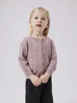 Кардиган Name It "NMFBANNI LS KNIT CARD NOOS", лиловый - фото