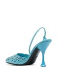 3juin туфли с кристаллами, синий - фото 3