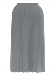 Плиссированная юбка миди Lisa Yang, серый - фото
