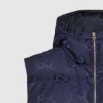 Жилет мужской темно-синий Gucci, темно-синий - фото 5