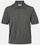 Шерстяная рубашка-поло Burberry, Mid Grey - фото