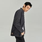 Lee Мужская рубашка черный серый цвет - фото 5