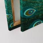 Картина на холсте A.S. Création Peacock цвет grünblau - фото 3