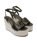 Босоножки из кожи Jesson Guess, черный - фото 3