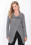 Кардиган DreiMaster Cardigan, Grey Melange/Grey - фото