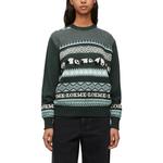 Свитер женский Loewe, темно-зеленый - фото 2