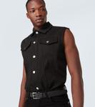 Джинсовая жилетка Prada, черный - фото 5