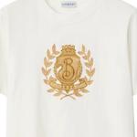 Футболка Crest Cotton Burberry, белый - фото 6