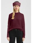Вязаный свитер в цвете 39W0_bordeaux QS - фото 2