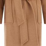 МаксМара Поясное пальто, Коричневый - фото 6