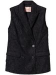 TWINSET двубортный жилет, черный - фото