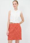 Юбка А-силуэта adL, оранжевый - фото 6