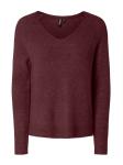 Свитер PIECES PCELLEN, Wine Red - фото