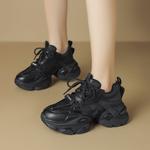 Кроссовки женские толстые низкие Occaman, черный - фото 5