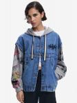 Межсезонная куртка Desigual, синий деним - фото 2