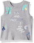 Майка Calvin Klein Little Legacy для девочек, Broderie Grey Heather - фото