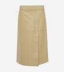 Юбка-карандаш из севрской кожи Joseph, Safari - фото