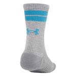 Унисекс носки Crew 3 пары серые Under Armour, 3 Pack (серый) - фото 3