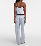 Бархатный камисоль с кнопками Barb Leset, Powder - фото 3