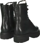 Ul85 черные кожаные ботинки с мехом Blackstone, черный - фото 4