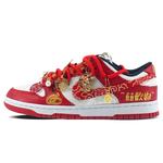 Кроссовки для скейтбординга Nike Dunk Low унисекс, красный - фото