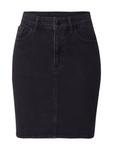 Юбка VILA VIKaja, черный деним - фото