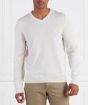Свитер из шерсти BOSS BLACK baram-l regular fit, кремовый - фото