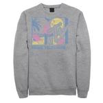 Мужской свитшот с неоновым логотипом MTV Beach Licensed Character - фото