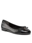 Балетки Tory Burch Cap-Toe Ballet, черный - фото 2