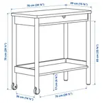 Тележка, берёза, 78x39 см, RÖNNINGE IKEA - фото 8