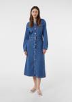 Платье-рубашка comma casual identity, синий деним - фото 4