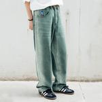 Джинсы унисекс MIND ERROR, синий - фото 10