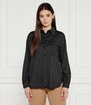 Рубашка шерстяная Marella Regular Fit, черный - фото