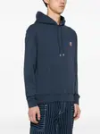 Худи с нашивкой Fox Maison Kitsuné, синий - фото 3