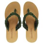 Шлепанцы Brasileras, цвет dunkelgrün/dunkelgrün - фото 3