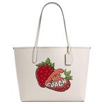 COACH Городская кожаная сумка тоут - фото