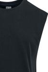 Футболка Urban Classics Open Edge Sleeveless Tee, черный - фото 3