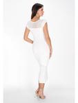 Платье до колена faina, белый - фото 4