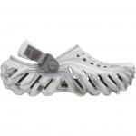 Crocs Детские сабо Echo с дышащей поддержкой, серые - фото 3