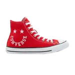 Кроссовки Converse Chuck Taylor All Star High 'Smiley - University Red', красный - фото