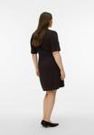 Платье Vero Moda Curve AWCPICCO, Chocolate Torte/Brown - фото 3