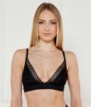 Бюстгальтер с люверсами Boss, черный - фото