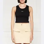 Укороченный топ Essential Karl Lagerfeld, черный - фото