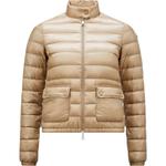 Пуховик женский бежевый Moncler - фото