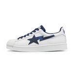 Кроссовки BAPE A BATHING APE Skull Sta White Navy, белый - фото 4