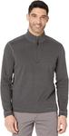 Толстовка Johnston & Murphy Reversible Solid 1/4 Zip, цвет Charcoal/Blue - фото