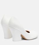 Кожаные лоферы Dries Van Noten, White - фото 2