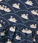 Хлопковое платье с принтом Konges Sløjd, Navy - фото 2