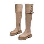 Сапоги женские Eblan, бежевый - фото 26